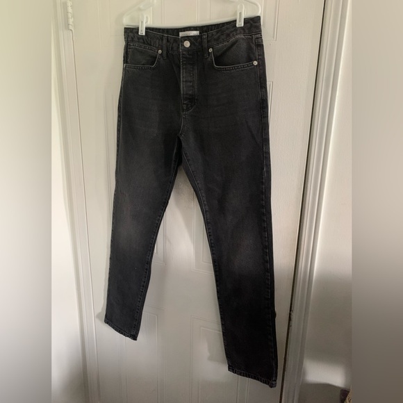 Topman Mens Dark Wash Straight Jeans W34/L34 - Picture 2 of 5